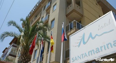 تابلوی ورودی هتل سانتا مارینا	